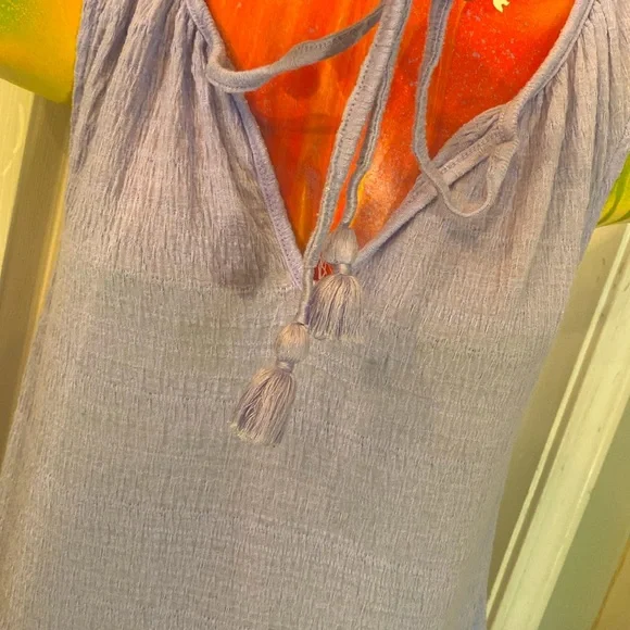 Calypso St. Barth Light Purple Tank Top - Picture 12 of 13